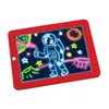 Strumenti di disegno Blocco da disegno magico 3D Pannello luminoso a LED per sviluppo intellettuale Giocattolo per bambini Pittura Strumento di apprendimento Giocattoli educativi