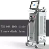 Depilazione laser a diodi di alta qualità 808nm apparecchiatura di bellezza indolore effetto veloce permanente 755/808 / 1064nm 3 lunghezze d'onda macchina laser ghiaccio