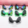 New Alien Glasses Funny Holiday Party Sunglasses Halloween Adults Kid Party Items Rainbow Lenses Et Sunglasses Inks L220801