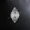925 Sterling Silver Pattern Hollow Ring For Women Fashion Wedding Engagement Party Gift Charm Jewelry