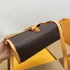 Messenger Bag Handbag Purse Crossbody Bags Classic Letter Fashion Style Genuine Leather Golden Hasp Detchable Shoulder Strap Lady Tote with Serial Number