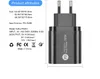 Chargeur PD mural 20W Charge rapide rapide USB Type C Prise USB-C US EU Adaptateur Chargeurs de téléphone pour smartPhone Samsung S22 S21 S20 Huawei Xiaomi