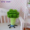 Pc Cm Cartoon Verdure Coccole Creative Carote Broccoli Peluche Cuscino Farcito Peluche Per Bambini Regalo di compleanno per bambini J220704