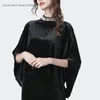 black cape tops