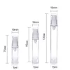 Mini Empty Airless Vacuum Pump Bottle Spray Refillable Plastic Cream Lotion Bottles Travel Bottles 5ml 10ml 15ml Liquid Container Essential Oil Sprayer