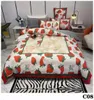 Modernes Bettwäsche-Set, 4-teilig, Bettbezug, Bettlaken, Kissenbezüge, luxuriöse Bettwäsche