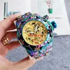 DES Luxury Brand Undefeated Reserve Venom DC Comics Joker Tainless Steel 52mm Men Quartz Watch RelOj Hombres2086180