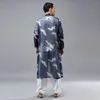 Mäns avslappnade skjortor hawaiian skjorta män kläder 2022 japansk streetwear extra lång kinesisk manlig cool blus kimono cardigan zz2004men's