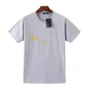Summer Clothing Oversized Cotton T Shirt Women men Tee Shirt Short Sleeve T-Shirts Lovers Fashion Letter Gold Tops Plus Size man Y220426