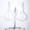 Infinity Waterfall Wasserpfeifen Recycler Glasbongs Stereo Matrix Perc Dab Rig Universelles Schwerkraftwassergefäß mit Schüssel Diffused Downstem Box Package