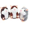 Apprendre à répéter le petit hamster en peluche Parler Hamster Poupée Jouet Record Enfants Sonal Jouets Pour Enfants Cadeaux 220425