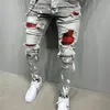 3 Jenis Gaya 청바지 Sobek Pria Celana Panjang Denim Hip Hop Biru Pas Badan Ramping Ketat Jeans Kasual Untuk Pria Jins Jogging 220817