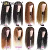 Синтетические парики для волос косплей 28 -дюймовый длинный афро -ненормальный кудрявый парики Синтетический лед с чернокожими женщинами омбре