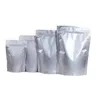 Aluminum Foil Bag for Food Storage Stand-Up Zipper Resealable Bags Heat Sealable Foods Storage Pouch