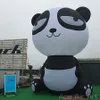 Environnemental Oxford 3m de haut gonflable grande tête panda mignon panda modèle dessin animé animal pour l'exposition de fête d'événement en plein air faite par Ace Air Art