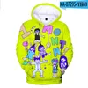 Heren Hoodies Sweatshirts Omori Spring 3D Gedrukte hoodie Comfortabel losse casual casual all-match Harajuku Style unisex topsman's