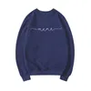 Hoodies للنساء من النوع الثقيل Mama sweatshirt هدية الإعلان الحمل أعلى هوديي أمي النساء طويلة الأكمام الرسم الإناث