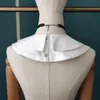 Bow Ties Doll Lapel Shirt Detachable Collars For Women Dress False Collar Half Remoable Faux Col Tie Decorative Fred22