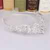 Wedding Headeces Crown Crystal Rhinestones Krowca Korona z grzebieniem Znakomity opaska na kobiety