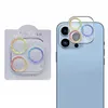 الحالات الزجاجية للعدسات الفاخرة لـ iPhone 13 12 11 Pro Max Camera Lens Protector Diamond Glitter Cover Cover