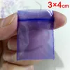 100pcs Thick Transparent Small Plastic Bags Baggies Zip Zipped Lock Reclosable Clear Poly Bag Food Storage 3*4cm20 Silk Color Ziplock Bag Mini Jewelry Packaging