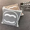 Дизайнерская декоративная подушка роскошная подушка модная квадратная подушка подушки подушки буквы напечатано домашнее текстиль наволочка с внутренними подушками