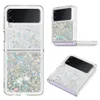 Luxe Bling liquid Quicksand Cases Voor Samsung Z Flip 3 4 Flip3 Z flip4 iphone 14 13 12 11 pro max xs xr 7 8 plus Siliconen Glitte6745089