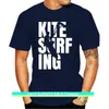 Manger dormir Kitesurf t-shirt Cool t-shirt kitesurf embarquement surfeur drôle t-shirt cadeau Oneck Harajuku 220702