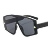 DT Fashion Shield Sonnenbrille Herren Damen Gradienten Linsenrahmen Vintage Luxus Metall Verzieren UV400 220507