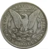 الولايات المتحدة 1884-P-CC-O-S Morgan Dollar Silver Coals Coins Metal Craft مصنع تصنيع 316E