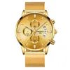 Watchsc - Designer 43mm Montre en cuir à quartz coloré en acier inoxydable montres puhuo30