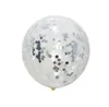 12 Zoll GOLD PAILLETTEN Papierballonfetzen Partydekoration transparente Latexballons Hochzeit Geburtstag Eröffnungszubehör