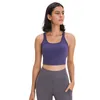 L-2081 Femmes Débardeurs pour Yoga Soutien-Gorge Formation Fitness Chemises Sexy Gilet À Séchage Rapide Respirant Gym Top Court T Slim Fit Antichoc Sport Sous-Vêtements