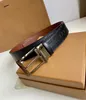 أحزمة مصممة فاخرة لـ MAN Woman Fashion Classic Geneine Leather Belt Multi-Color Width 4.0cm 14 Options with Box High