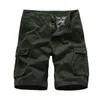 Shorts masculinos verão masculino casual carga masculino solto trabalho homem militar calças curtas trouers plus size 29-40 w220331