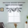 Cortinas cortinas cortinas curtas para cozinha Roman Roman Roman Sheer Tratamento de janela Decoração de casa Curtain CurtainCurtain