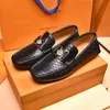 A1 2022 Luxury Genuine Leather Flats Italian Penny Loafers Men Shoes Casual Moccasins Slip On Mens Driving Shoe Designer Size US 6.5-12