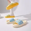Летние женские и мужские тапочки для ванной на толстой платформе, нескользящие домашние шлепанцы с надписью «Honey Letter», пляжные сандалии, женская обувь 220622