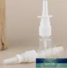 1 sztuk 10ml/20ml/30ml białe puste plastikowe butelki z aerozolem do nosa opryskiwacz z pompką Mist Nose Spray wielokrotnego napełniania opakowania do butelek