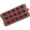 1PCS Flores de rosa em forma de silicone molde de chocolate Ferramenta de cozinha Ferramenta de decoração de bolo de cozinha de cozinha 20220611 D3