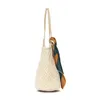 Женская мягкая ткань удобная сумочка дышащая большие пляжные сетчатые пакеты простая мода All-Match Canvas Bag G220531