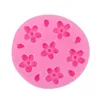 Flower Fondant Forms Plum Cherry Blossom Tort Dekorowanie silikonowej formy do babeczki Candy czekoladowy guma Polomer Polimer Clay 1221945