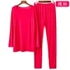 45 a 110 kg de primavera de pijamas mulheres mais tamanho algodão modal de algodão Pijama conjunto de roupas de baixo pijama femme 3xl7xl 220720