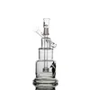 7,9 polegadas Base de copo Wter Bongus espessos de tubo de fumaça de vidro de vidro Shisha Glass Bubbler Chicha Dabber com junta de 14 mm