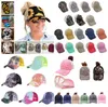 50 Estilos Boné De Beisebol De Rabo De Cavalo Criss Cross Messy Bun Chapéus Girassol Lavado Algodão Snapback Bonés Casual Verão Tie-dye Chapéu Ao Ar Livre Para Mulheres Homens Por Mar