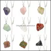 Colares pendentes pingentes j￳ias cristal natural ￡spero irregular min￩rio