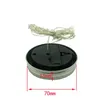 Festival Party Supplies Solar Jar Light Lock 2M 20 LED String Fairy Star Lights with Handtag för vanliga munburkar Garden Decor LK151