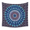 Bohemian Mandala mattvägg hängande blommor konst Indien psykedelisk tapiz hippie boho dekor vägg matta sovsal sovrum bakgrund j220804