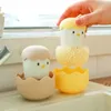 Nano Cleaning Brush With Handle Kitchen Chicken Pot Brush Cartoon Detachable Egg Shell Does Not Lose Wire Dish Cleaning Ball JLB15415