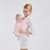 Nowy baby przewoźnik Sling Oddychający Toddler Carrier Wygodne Oddychające Oddychanie Baby Sling Kangur Bawełniany Pasek Nośnik Wrap